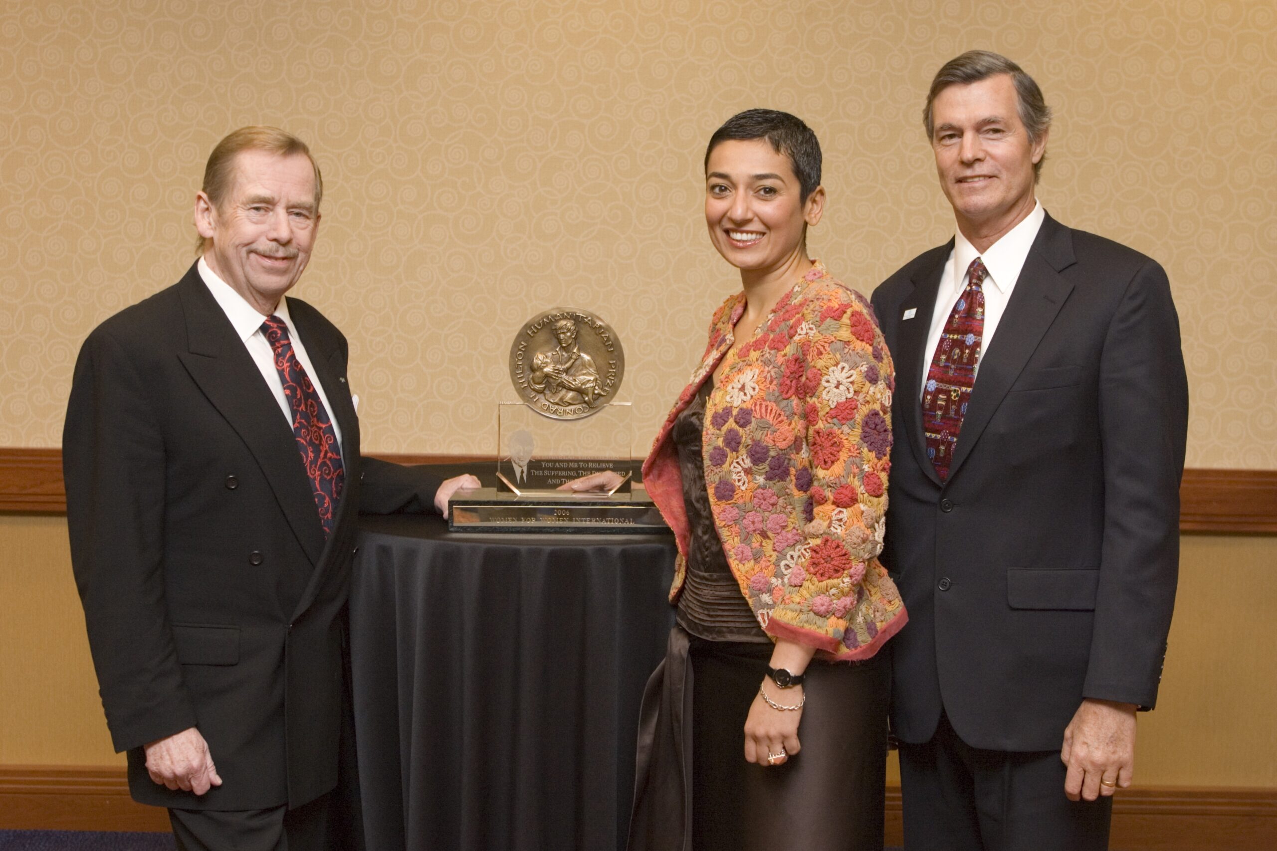 Image of 2006 Hilton Humanitarian Prize winner Women for Women International