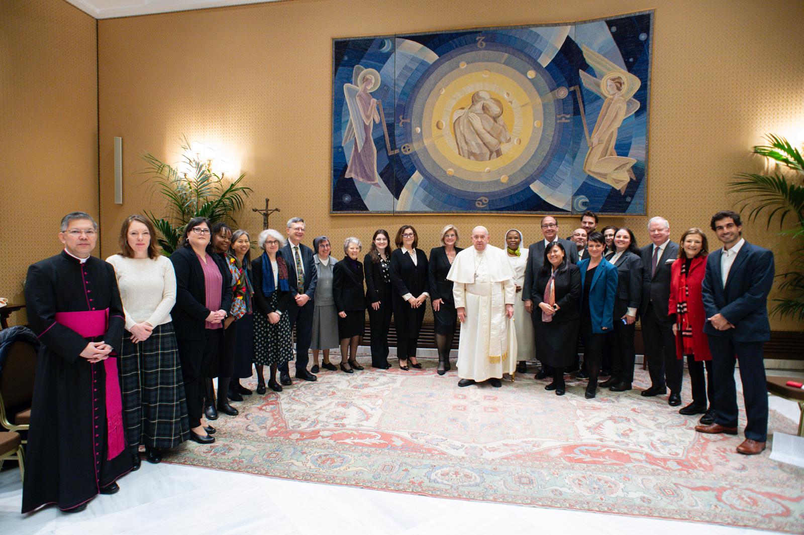 Pope Francis Welcomes the Board of Directors of the Conrad N. Hilton ...